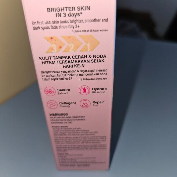 Miss Vanessa Sakura Glow Serum / Hydration/ Bright Complete - Picture 2 of 4